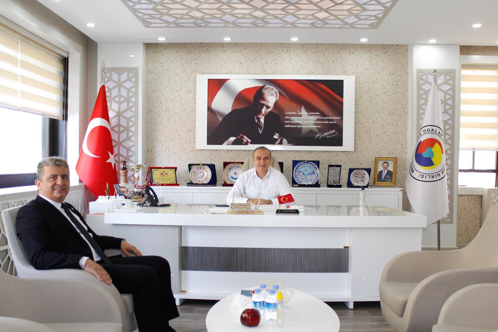 Birlik Müdürü Mustafa Örgüt, Amasya Ticaret ve Sanayi Odasını Ziyaret Etti